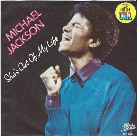 Michael Jackson She's Out of My Life cover art